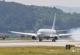 ‘잠수함 킬러’ 해상초계기 P-8A 포세이돈 국내 도착