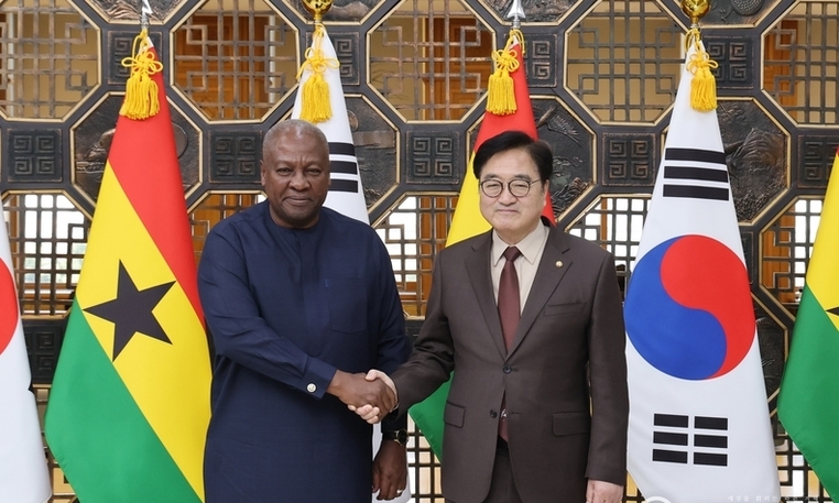 우원식 의장, 가나 대통령 접견…“기후협력·핵심광물 등 실질 협력 확대