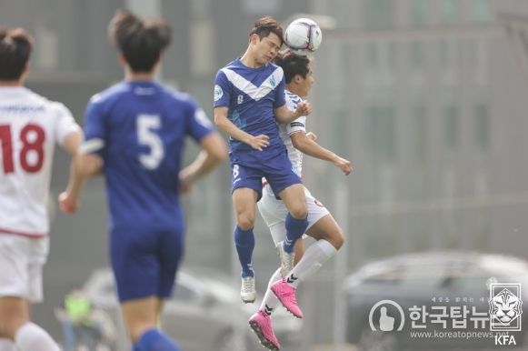 숭실대가 건국대를 꺾고 2023 U리그1 왕중왕전 준결승에 올랐다. 사진은 2021년 권역리그 경기 모습.