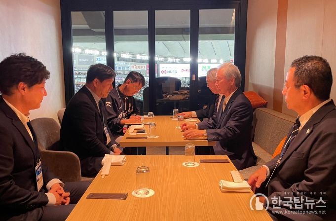 KBO 허구연 총재-NPB 사카키바라 사다유키 커미셔너 간담회