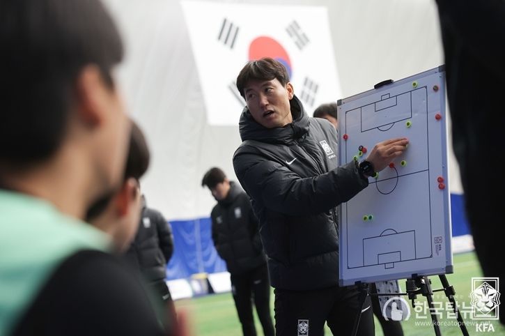 백기태 감독이 이끄는 남자 U-16 대표팀이 경주에서 소집훈련 중이다.