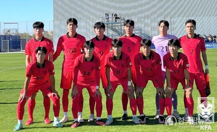 남자 U-17 대표팀이 독일 뮌헨에서 전지훈련을 실시한다. 사진은 지난해 스페인 전지훈련에 나선 남자 U-17 대표팀의 모습.