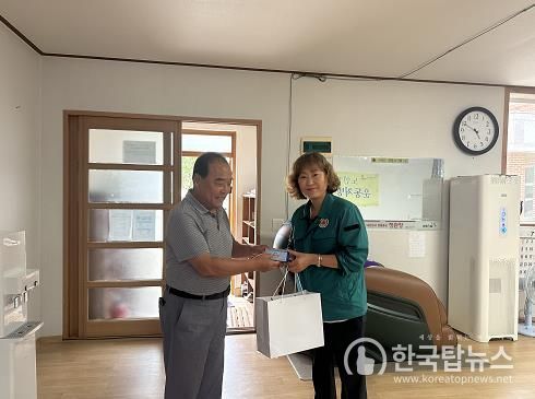 강진군, 취약계층에 폭염예방 물품 지원