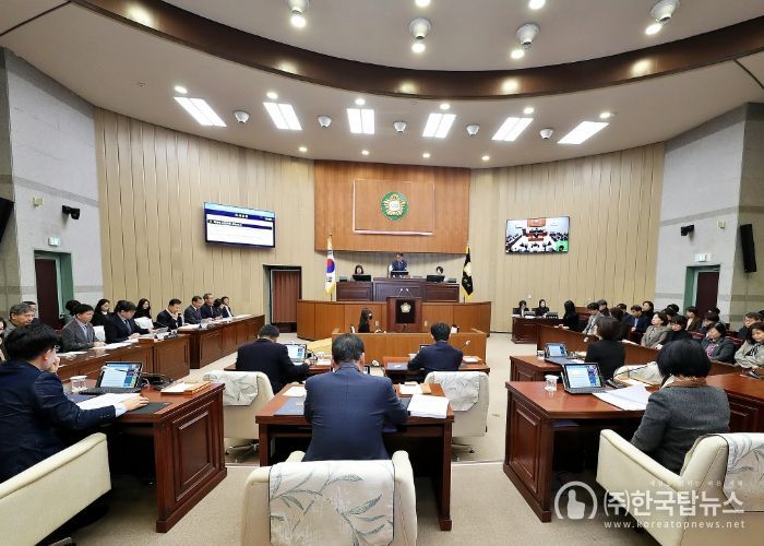 의왕시의회, 제309회 임시회 개회