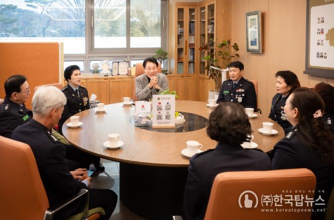 조성대 남양주시의회 의장, 남양주시새마을교통봉사대와 차담회 개최