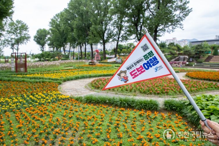 증평군 도보여행(1경보강천미루나무숲)