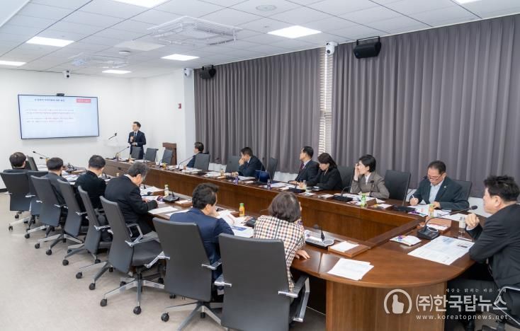 지난 7일 구의회 7층 열린회의실에서 진행된 ‘2025년 부패방지 교육’ 전경