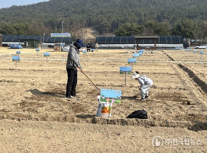 복용동 공영도시농업농장 본격 운영