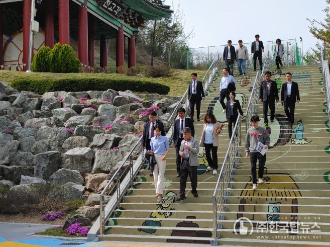 김수민 정무부지사, 영동세계국악엑스포 준비 현장 점검