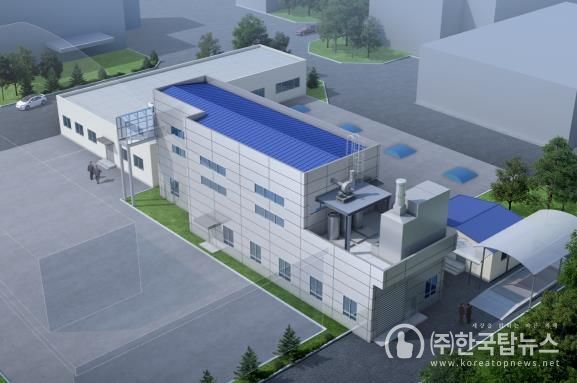 하수슬러지처리시설 조감도