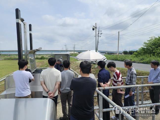 배수문 현장교육 모습