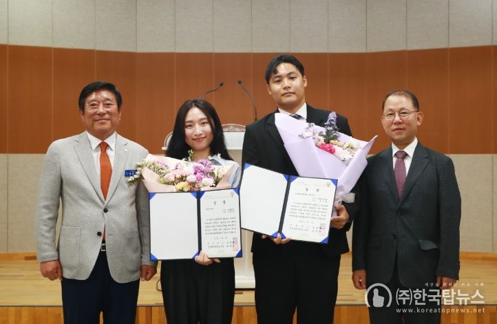 2025년 옥과 대학로 청춘거리 디자인 아이디어 공모전 수상자 단체