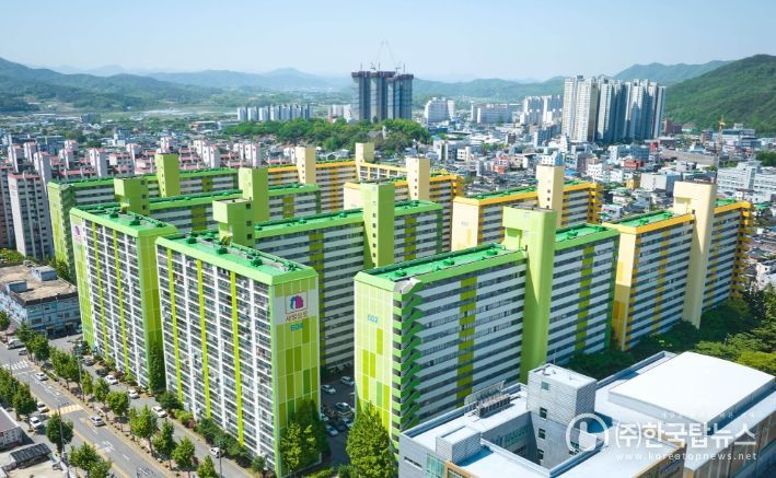 화순군 부영아파트 전경