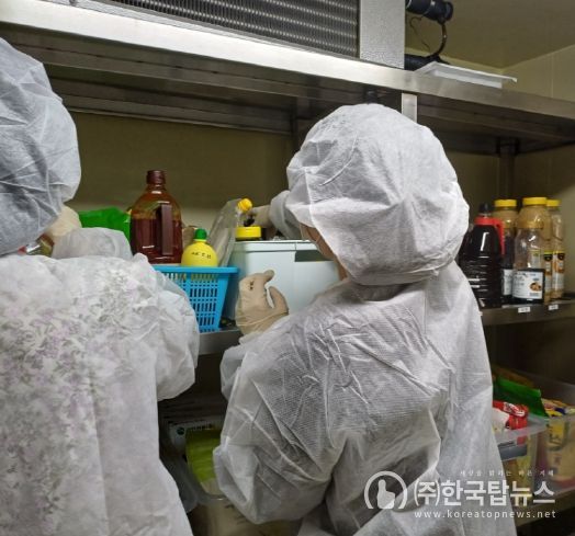 동구 배달앱 등록 음식점 점검