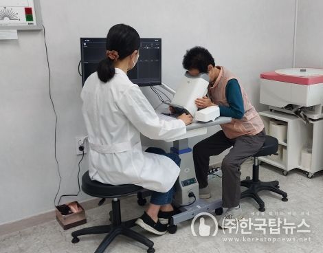 합천군,‘인공지능(AI) 기반 안저검사’실시