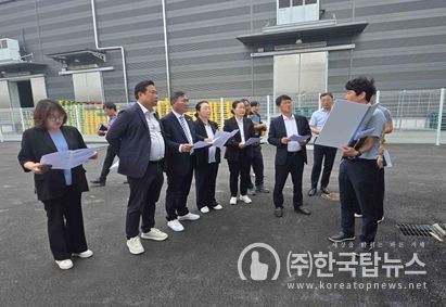 목포 어묵공장 건립 현장 방문