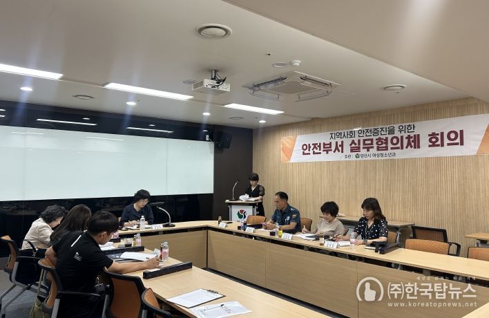 안전부서 TF 회의