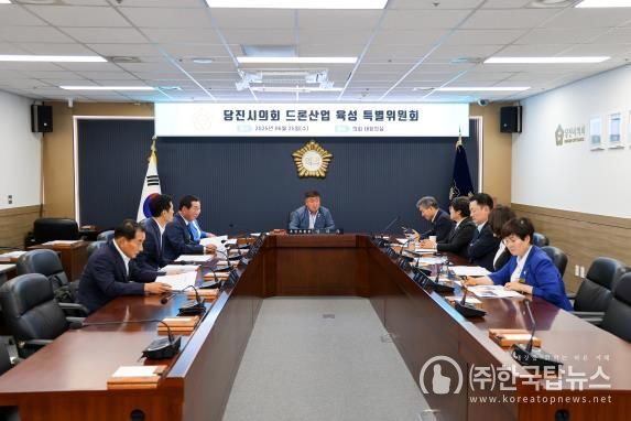 당진시의회, '미래 산업·환경 선도도시 도약'드론 특위와 탄소중립 특위 활동결과 보고회 개최