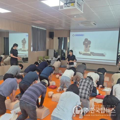 부안군, 자동심장충격기 설치기관 관리책임자 응급처치 교육 실시