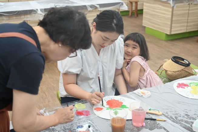 농업박물관 부채만들기 체험