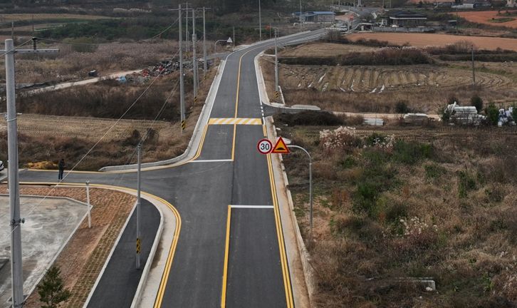익산시, 금마 갈산~서편간 도로 정비 '넓고 안전하게'
