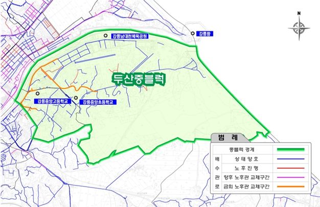 계획평면도 두산 중블록