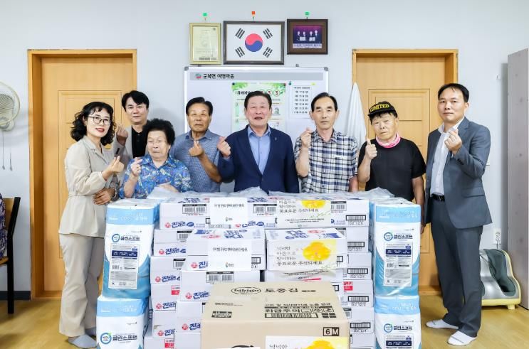 함안군, 추석맞이 한센마을 위문 방문(여명마을)