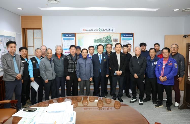 유희태 완주군수, 개인택시 운수종사자 소통 간담회