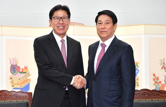 박형준 부산시장, 르엉 끄엉 베트남 국가주석 만나… 부산시-베트남 교류 협력 강화