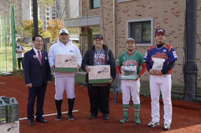 홍성군·김태균, 3개국 유소년 야구교류 '눈길'