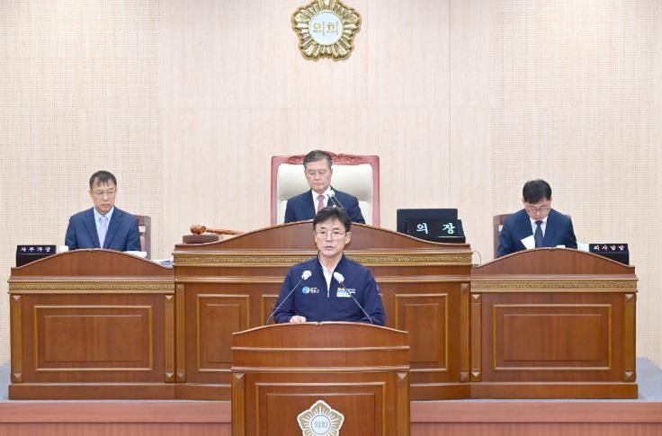 윤경희 청송군수, 시정연설 통해 내년도 비전 제시