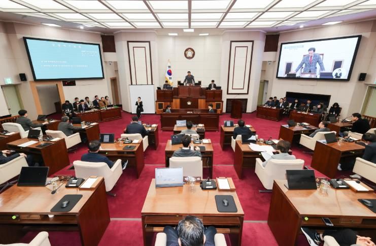 제292회 제2차 정례회 폐회(본회의장 전경)