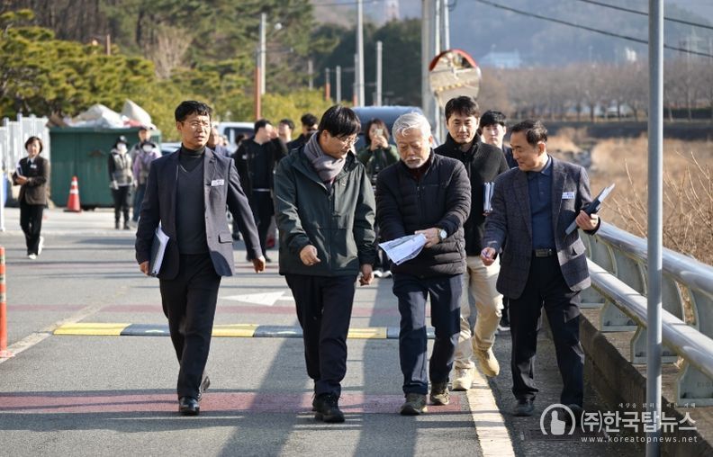 변광용 거제시장, 시민공감 간담회 민원 현장 점검