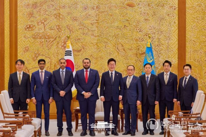 '알-쿨라이피' 카타르 국왕 특사 접견(청와대)