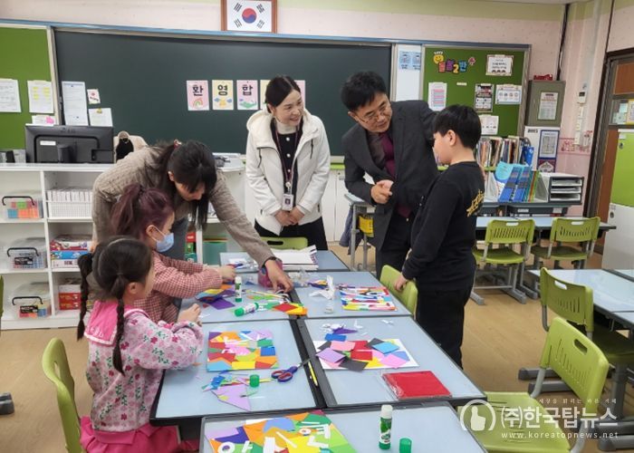 도교육청 홍정표 제2부교육감 학교 현장 방문